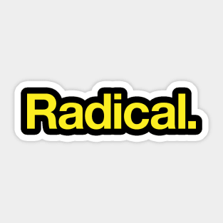 Radical Sticker